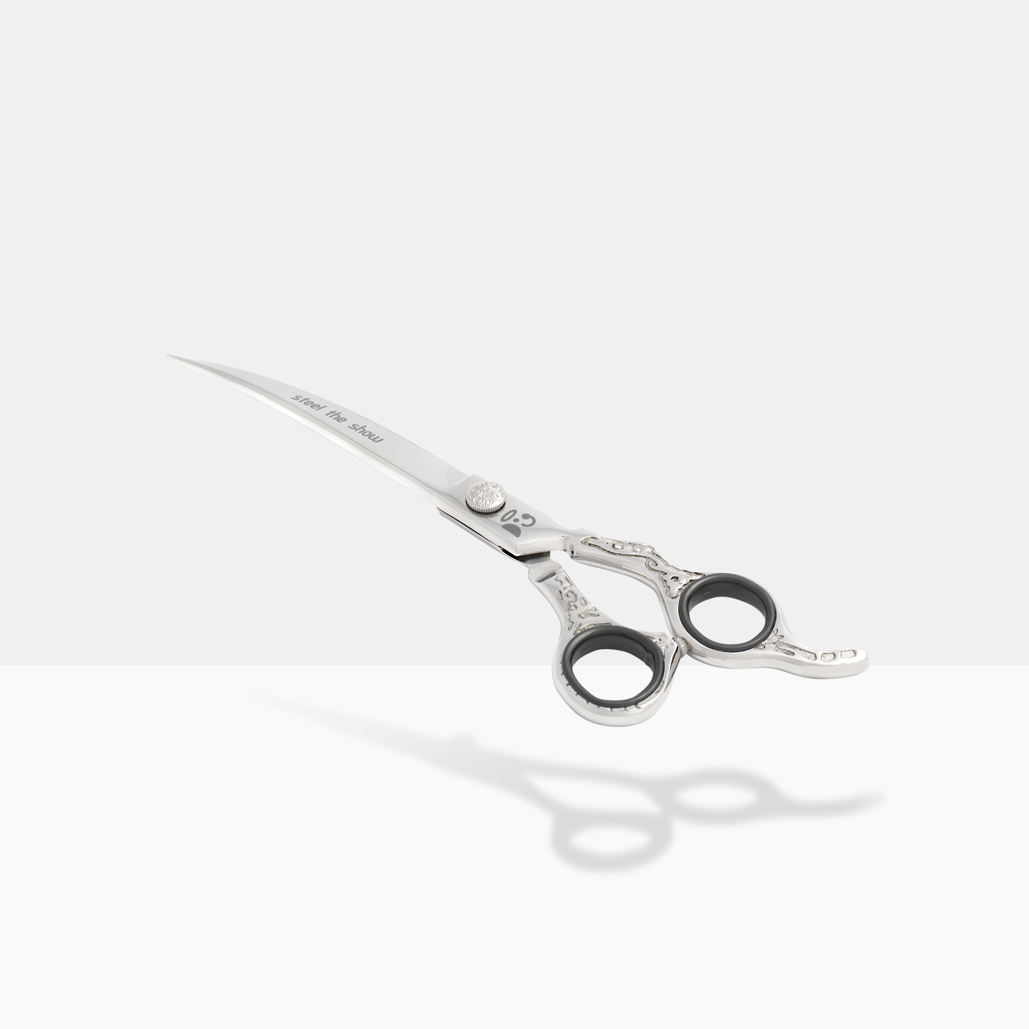 Doglyness Steel the Show Dog Grooming Curved Shears