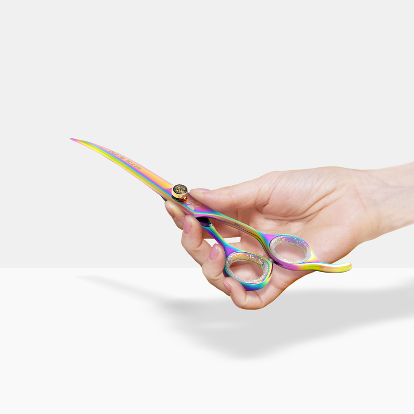 RAZZLE DAZZLE | Dog grooming curved shears