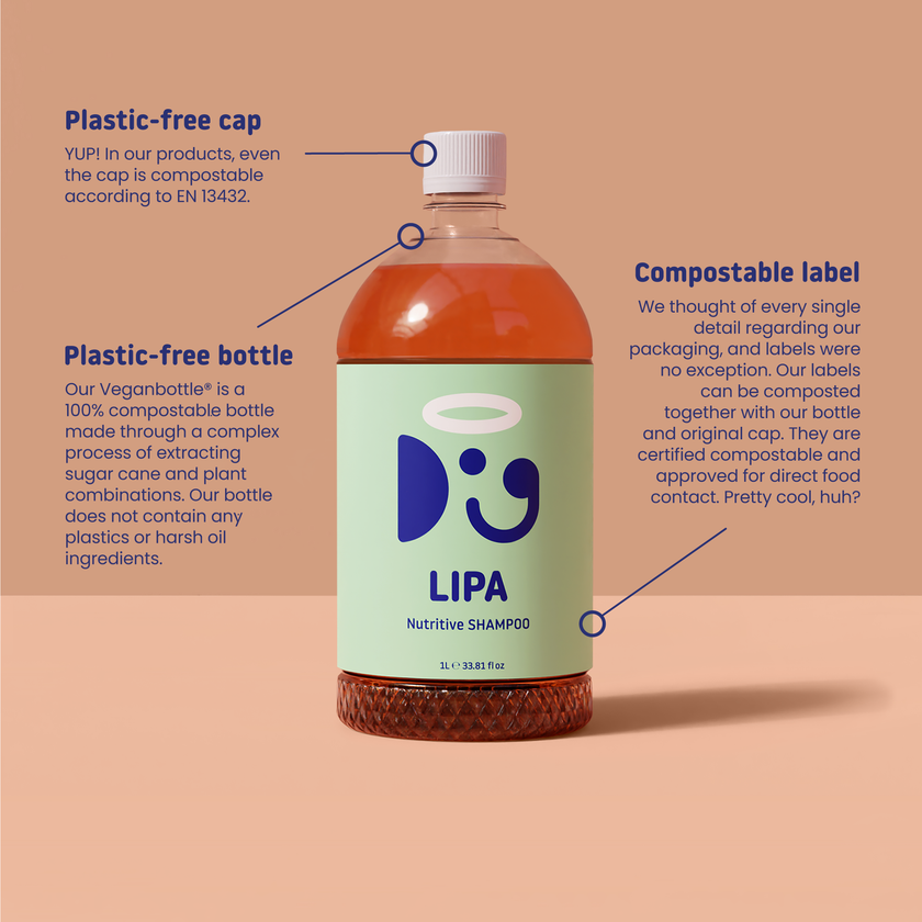 LIPA SHAMPOO | Groomers set 5L/1.32 Gal