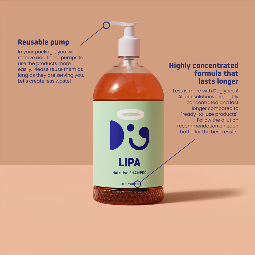 LIPA SHAMPOO | Groomers set 5L/1.32 Gal