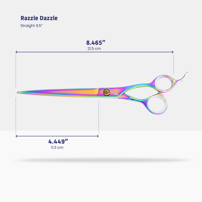 RAZZLE DAZZLE | Dog grooming curved shears