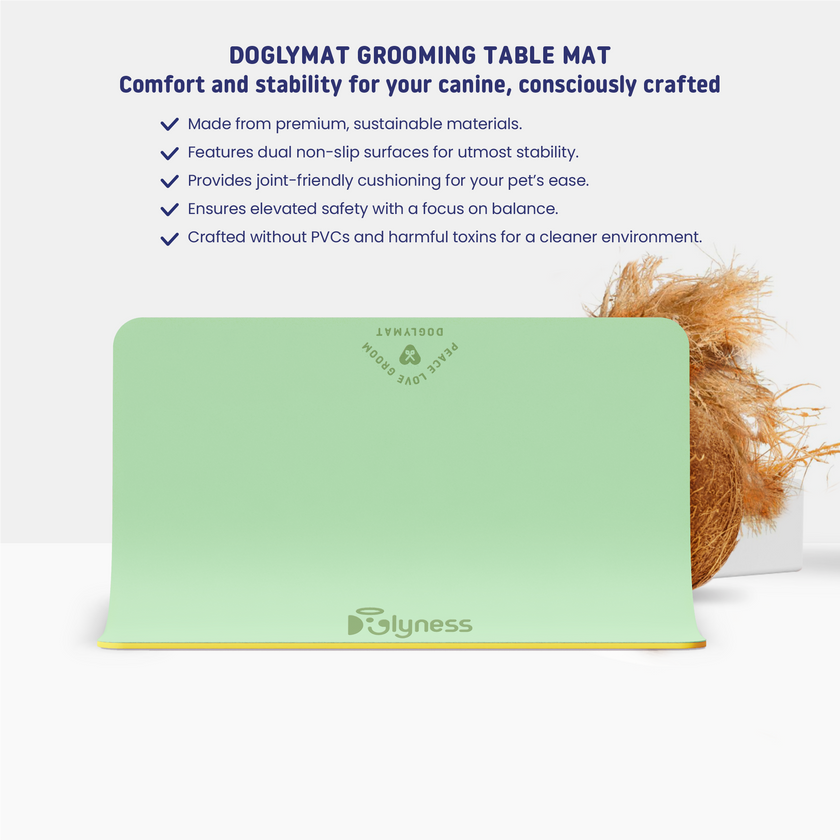 Doglymat™ by Doglyness | Eco-friendly dog grooming table mat – Doglyway