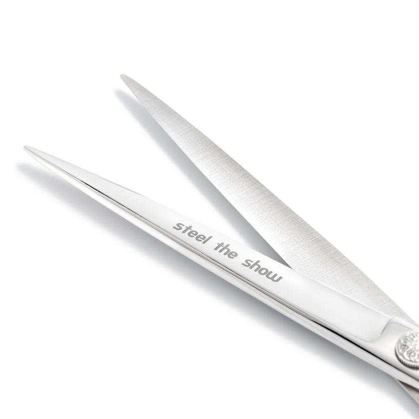 STEEL THE SHOW | Straight dog grooming shears