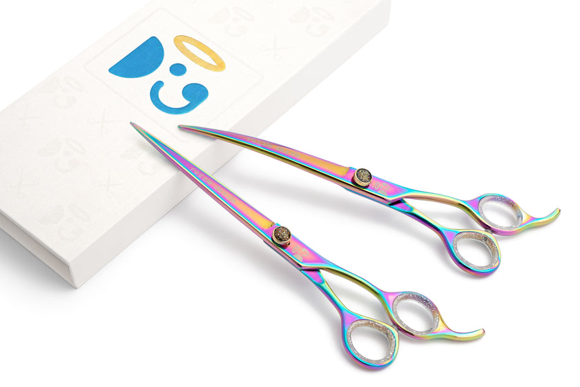 RAZZLE DAZZLE | Dog grooming curved shears
